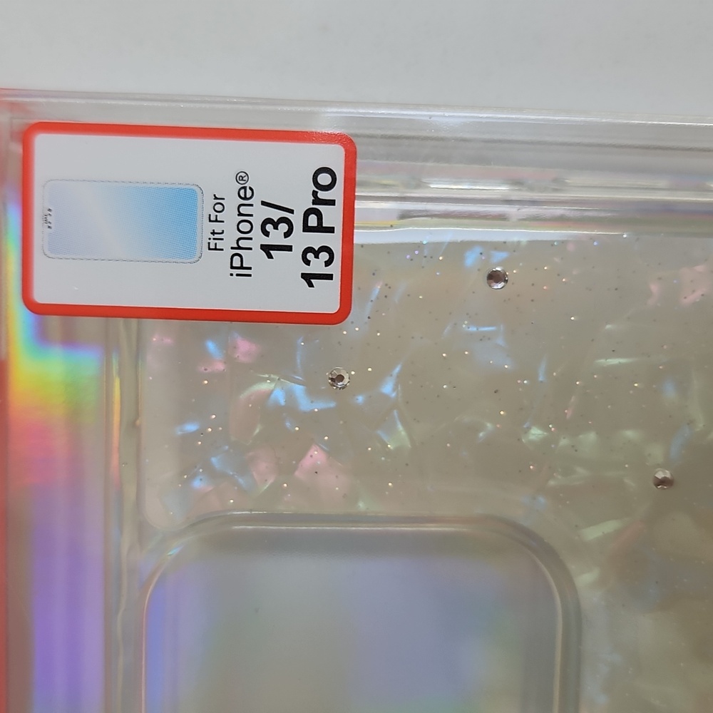 NIB Crystal Phone Case - Iphone 13/13 Pro Iridescent White - Picture 3 of 5